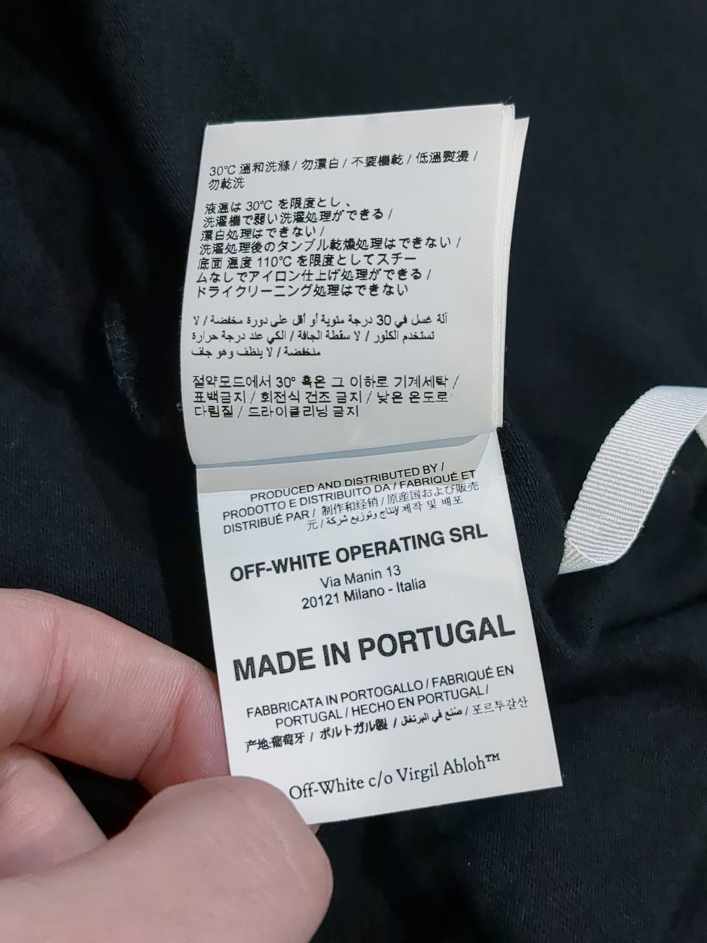 Off-White Diag Spray Tee - (XL)