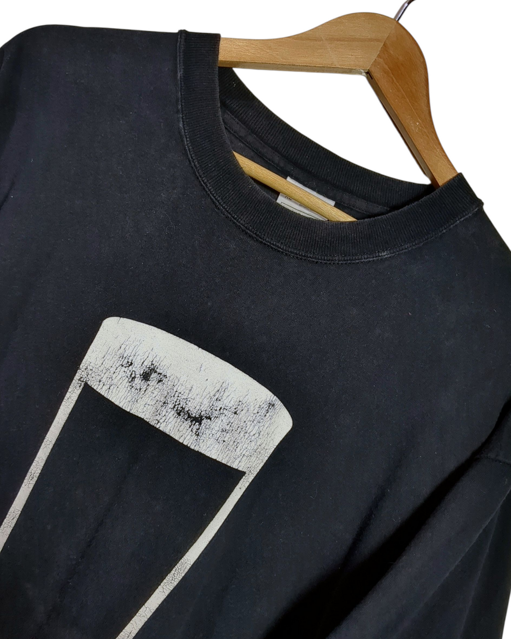 Screen Stars 90s Guinness Spell Out Logo Tee - (L)