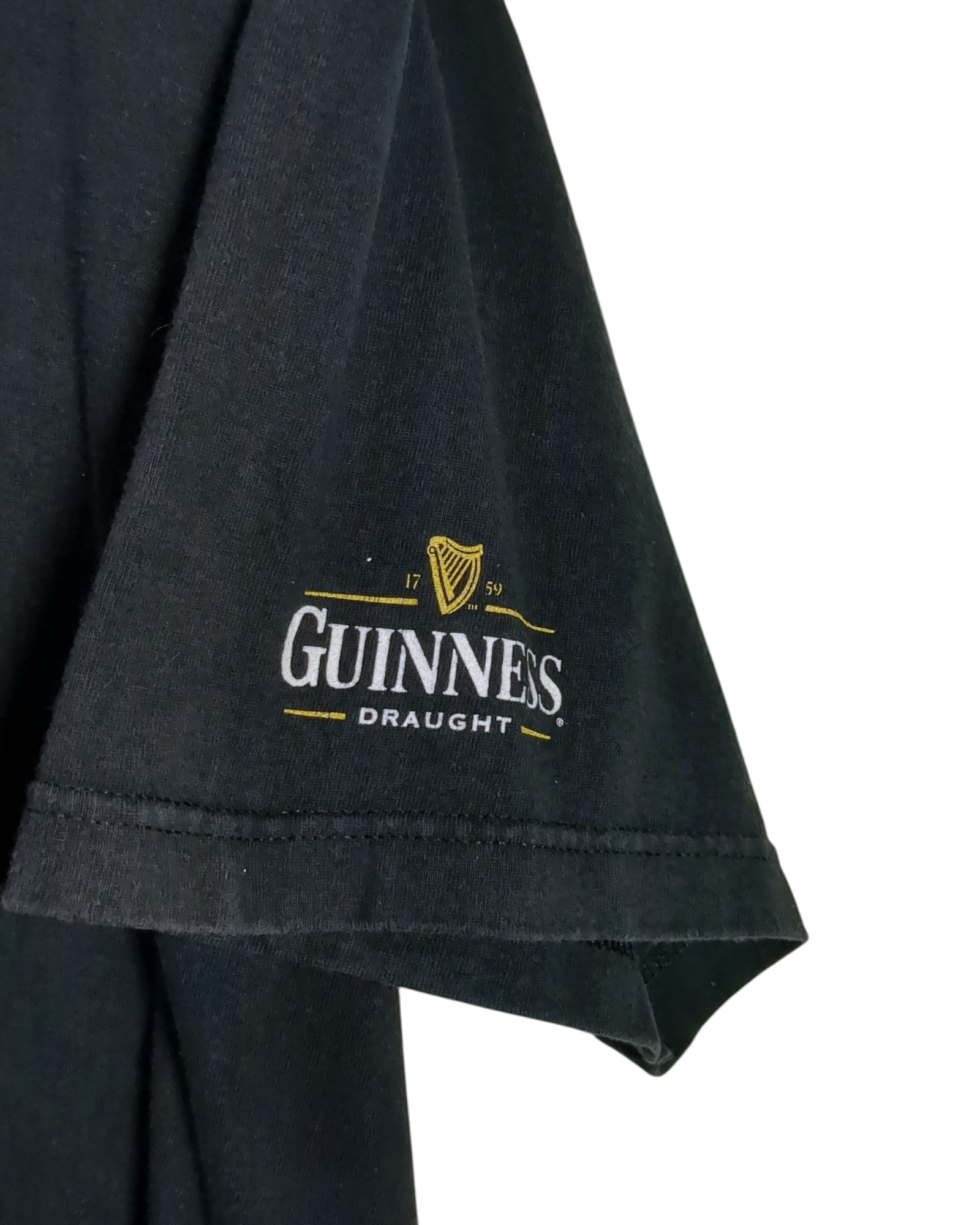 Screen Stars 90s Guinness Spell Out Logo Tee - (L)