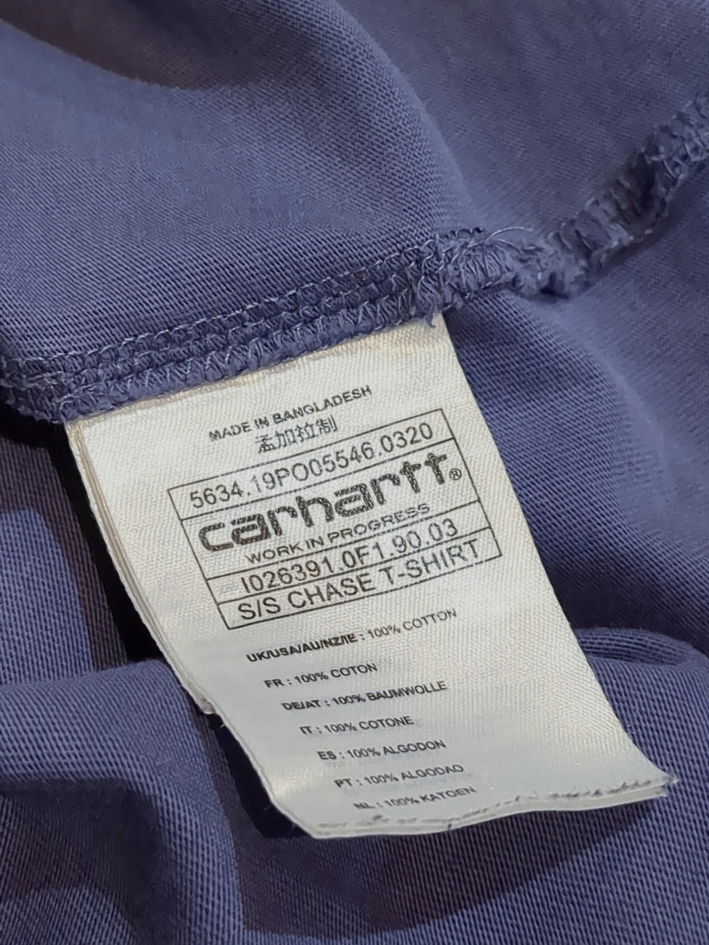 Carhartt WIP Chase Tee - (S)