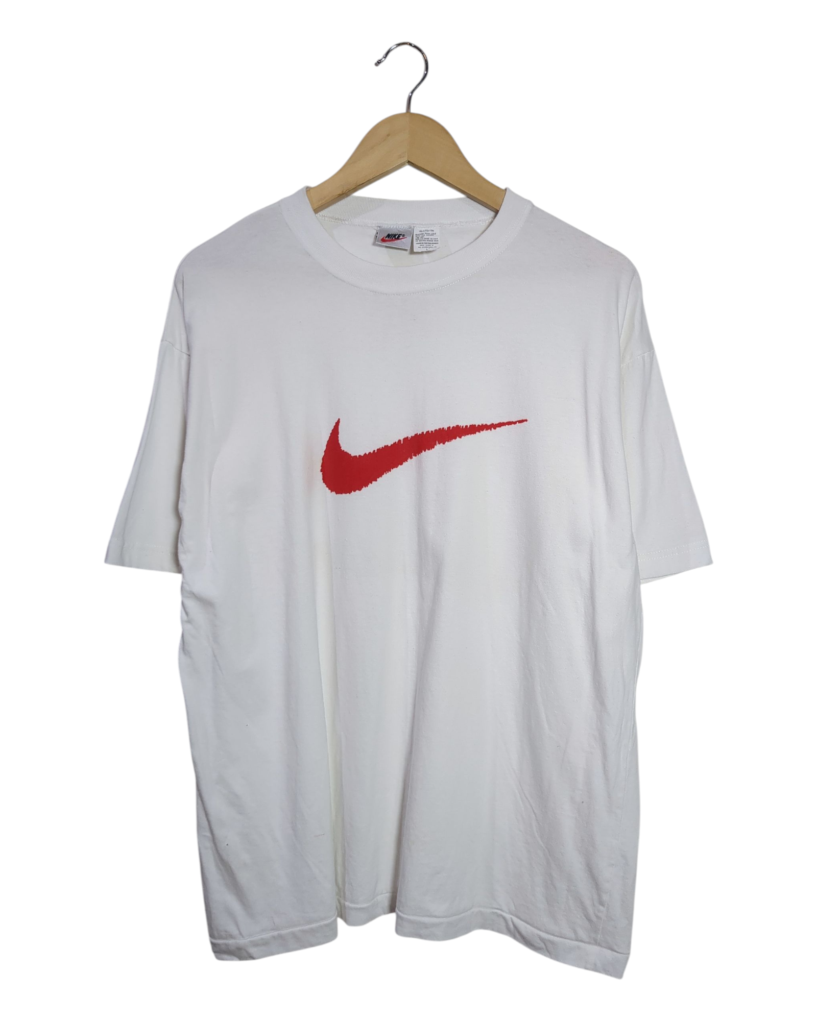 Nike 90s Big Logo Swoosh Tee - (L)