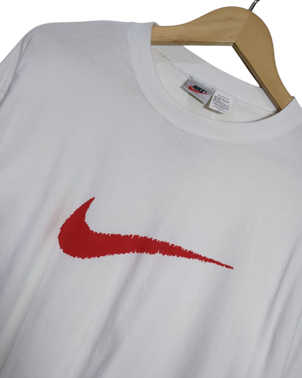 Nike 90s Big Logo Swoosh Tee - (L)