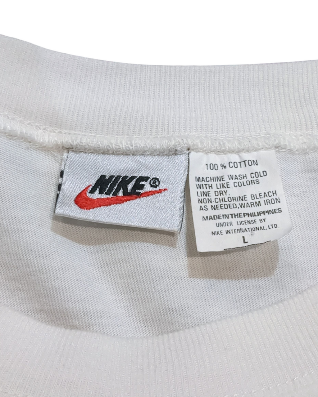 Nike 90s Big Logo Swoosh Tee - (L)