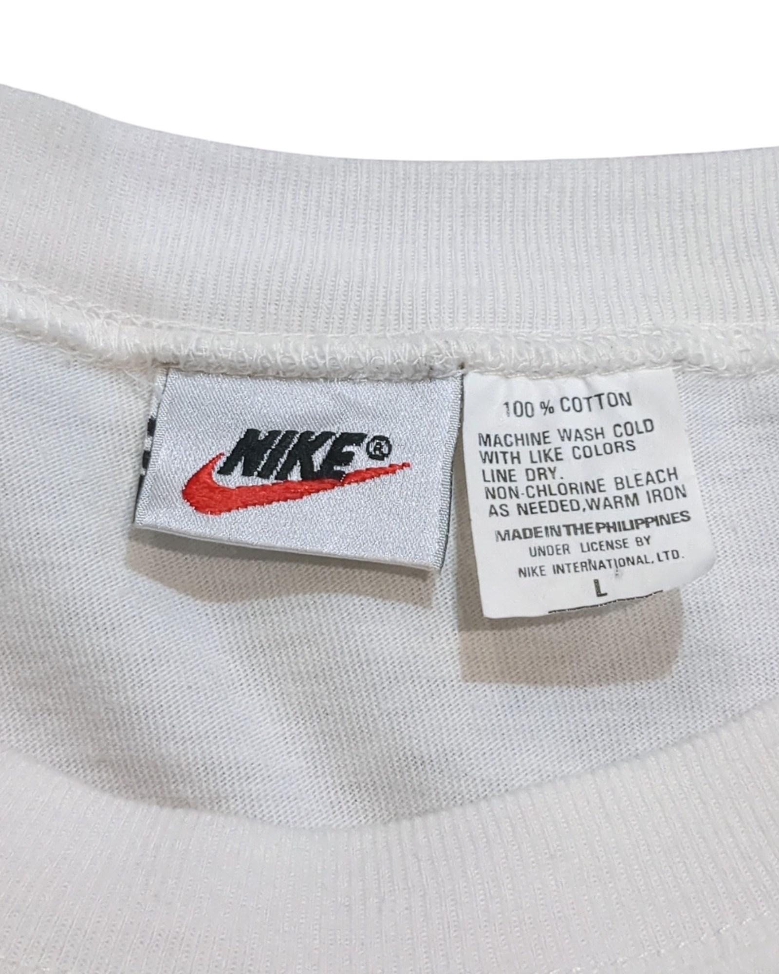 Nike 90s Big Logo Swoosh Tee - (L)