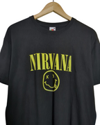 Fruit Of The Loom Nirvana Happy Face Tee - (M)