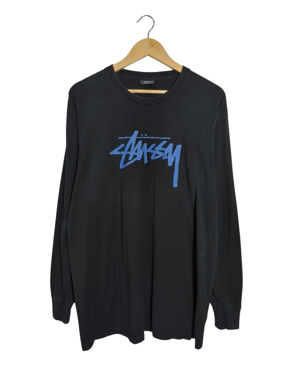 Stussy Basic Logo Long Sleeve Tee - (M)