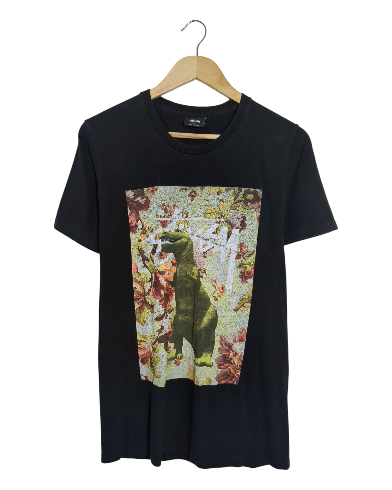 Stussy T-Rex Floral Graphic Tee - (S)