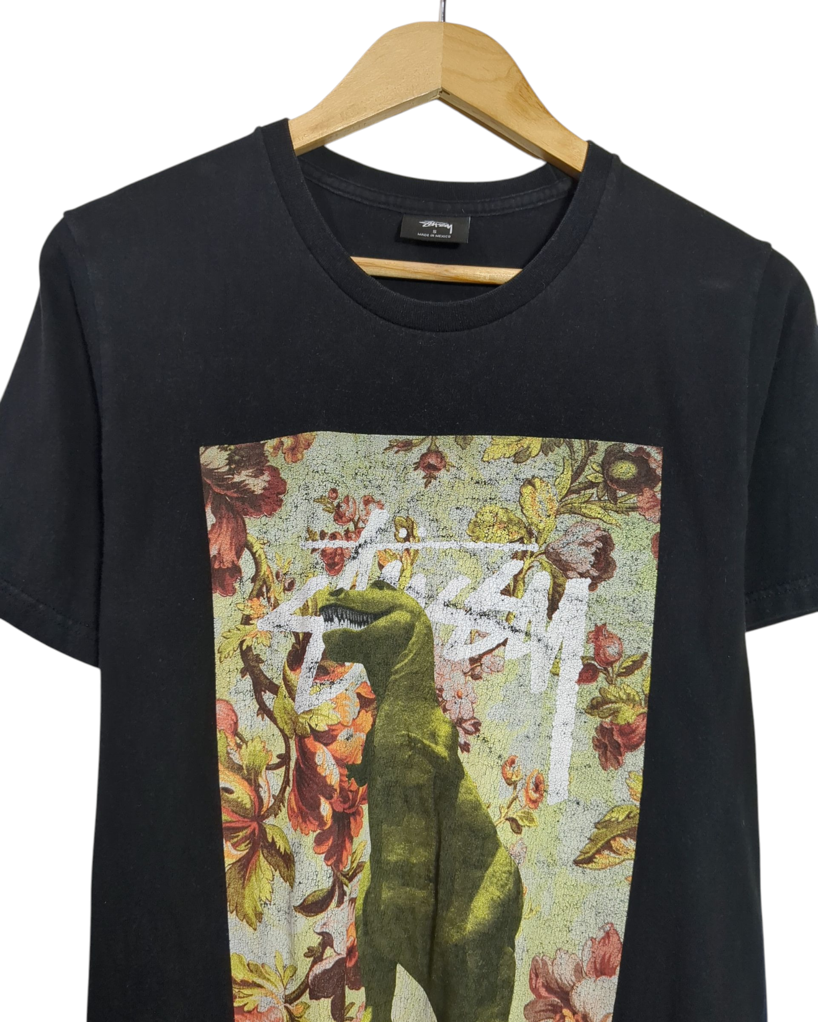 Stussy T-Rex Floral Graphic Tee - (S)