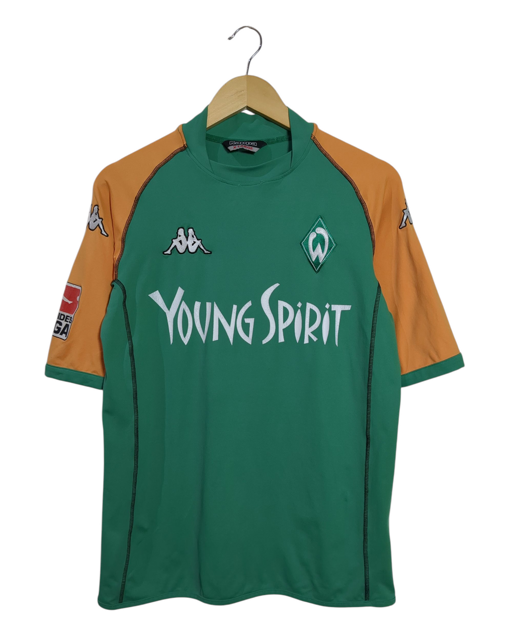 2003-04 Werder Bremen Kappa Home Shirt #6 Baumann - (XL.Boys)