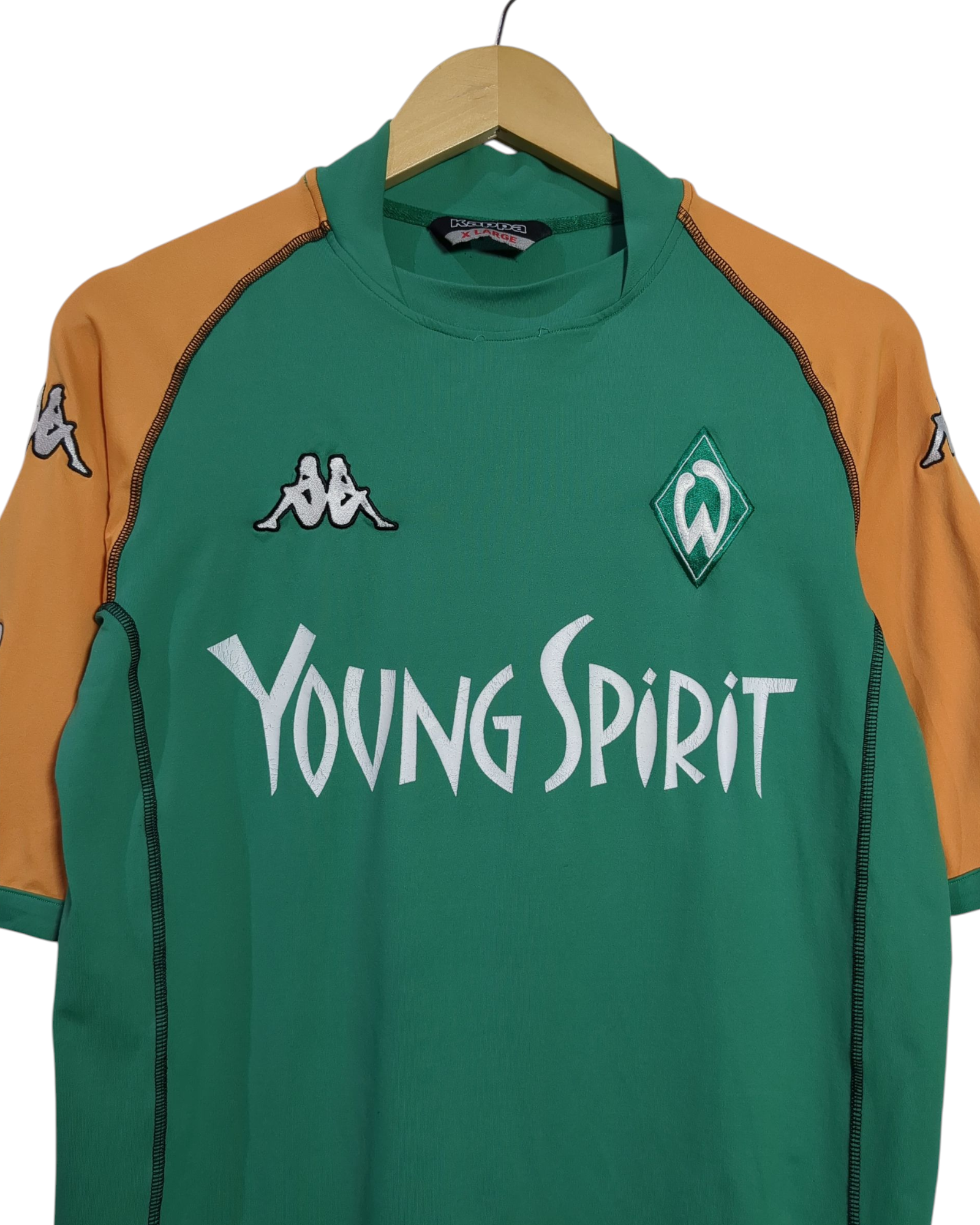 2003-04 Werder Bremen Kappa Home Shirt #6 Baumann - (XL.Boys)