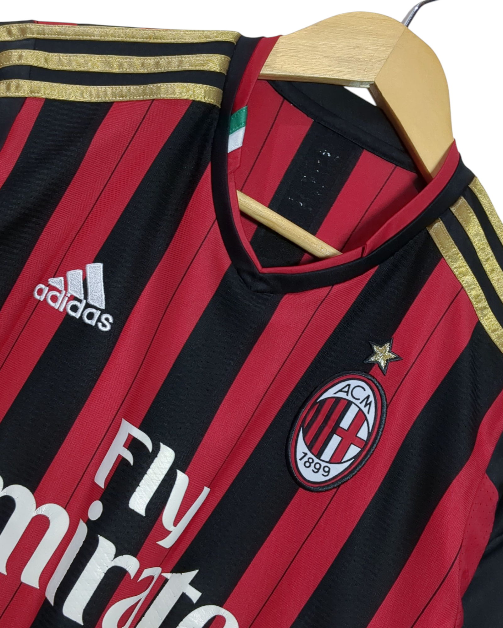 2013-14 AC Milan Adidas Home Shirt - (XL.Boys)