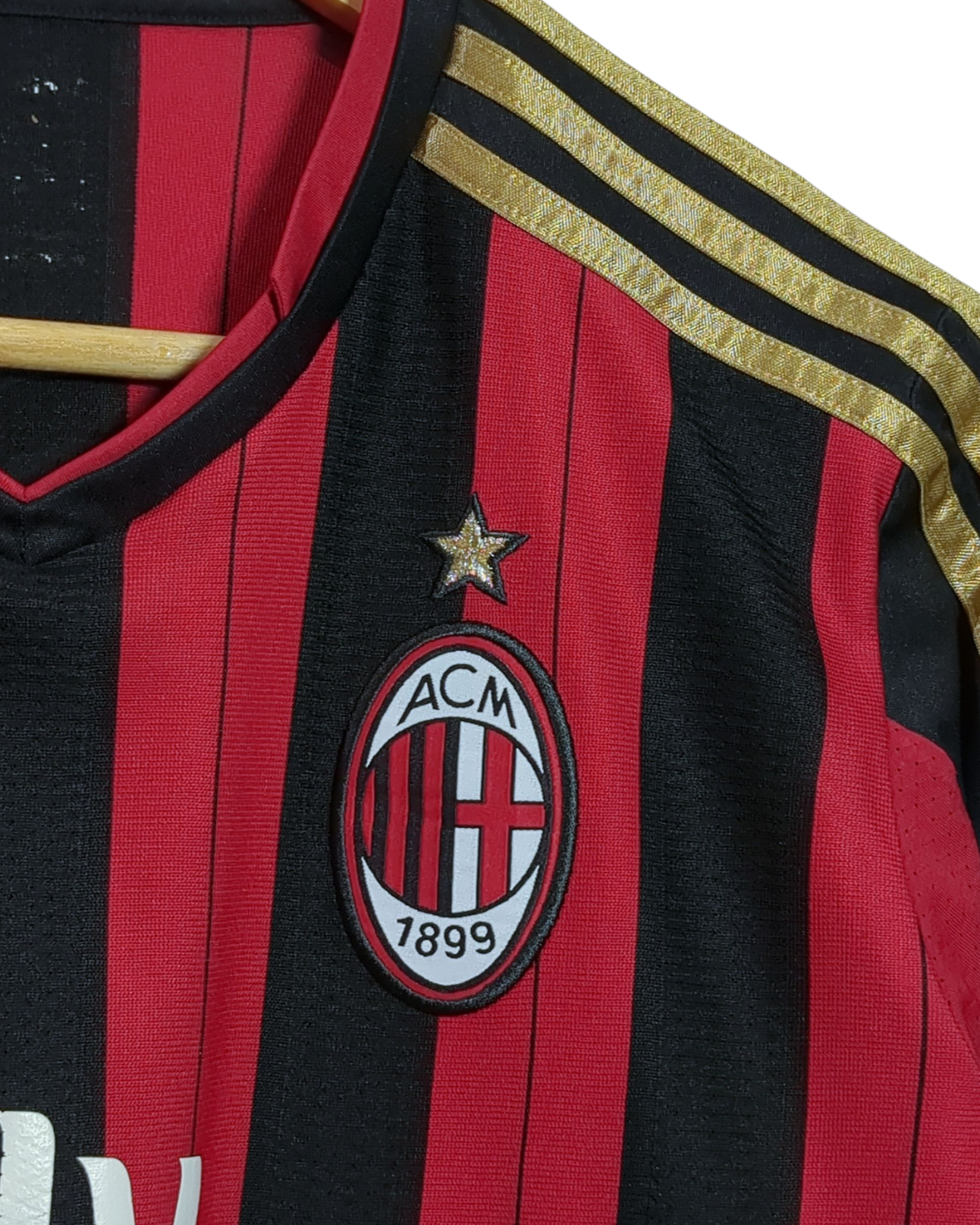 2013-14 AC Milan Adidas Home Shirt - (XL.Boys)