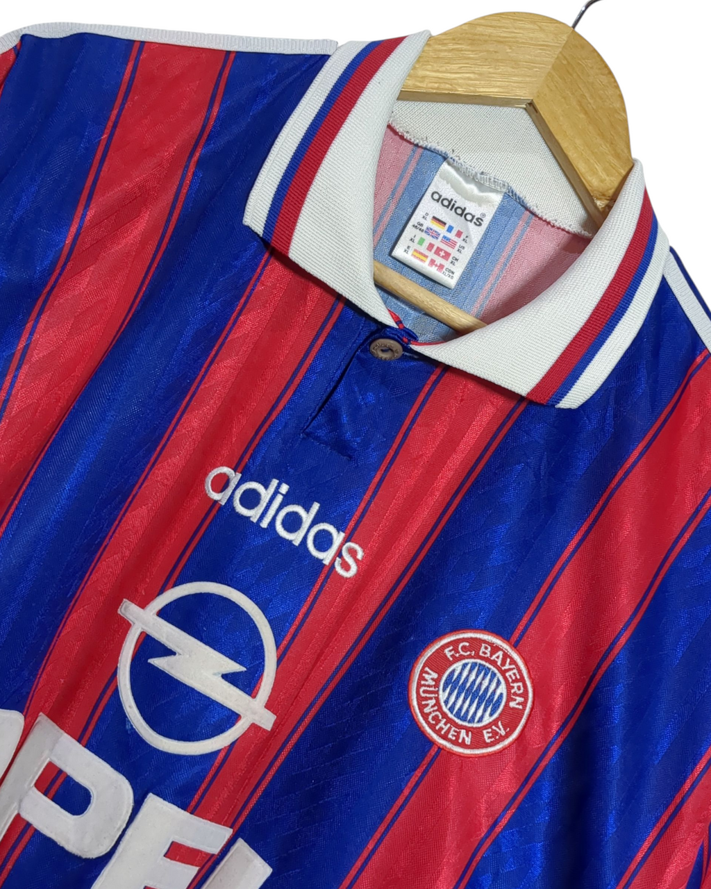 1995-97 Bayern Munich Adidas Home Shirt #18 Klinsmann - (XL)