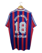 1995-97 Bayern Munich Adidas Home Shirt #18 Klinsmann - (XL)