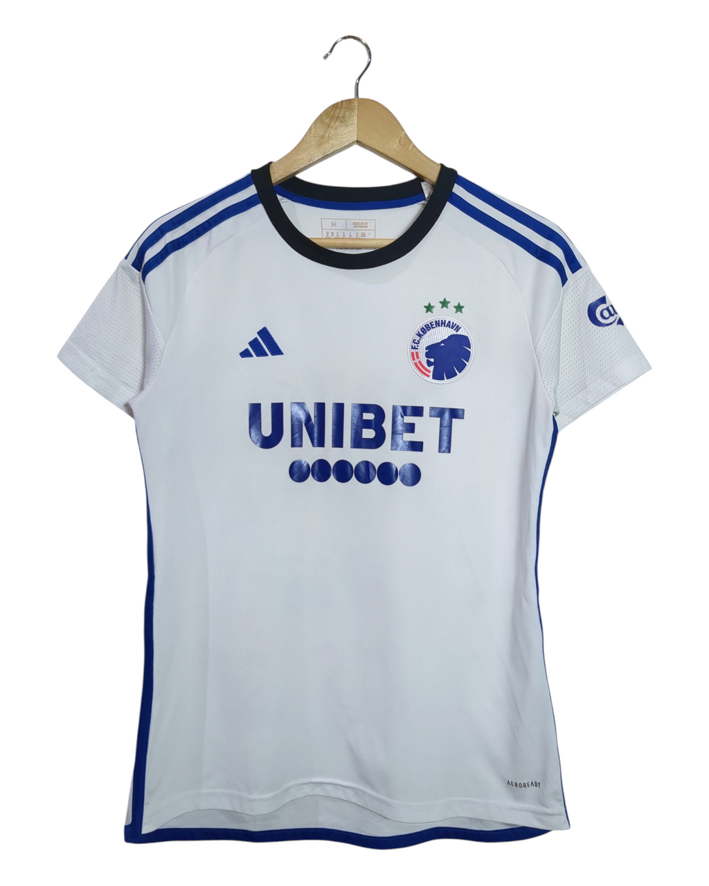 2023-24 FC Copenhagen Adidas Home Shirt #33 Falk - (M)
