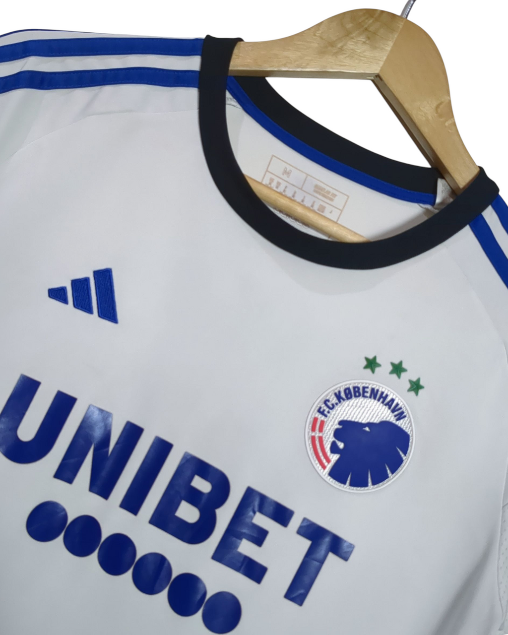 2023-24 FC Copenhagen Adidas Home Shirt #33 Falk - (M)