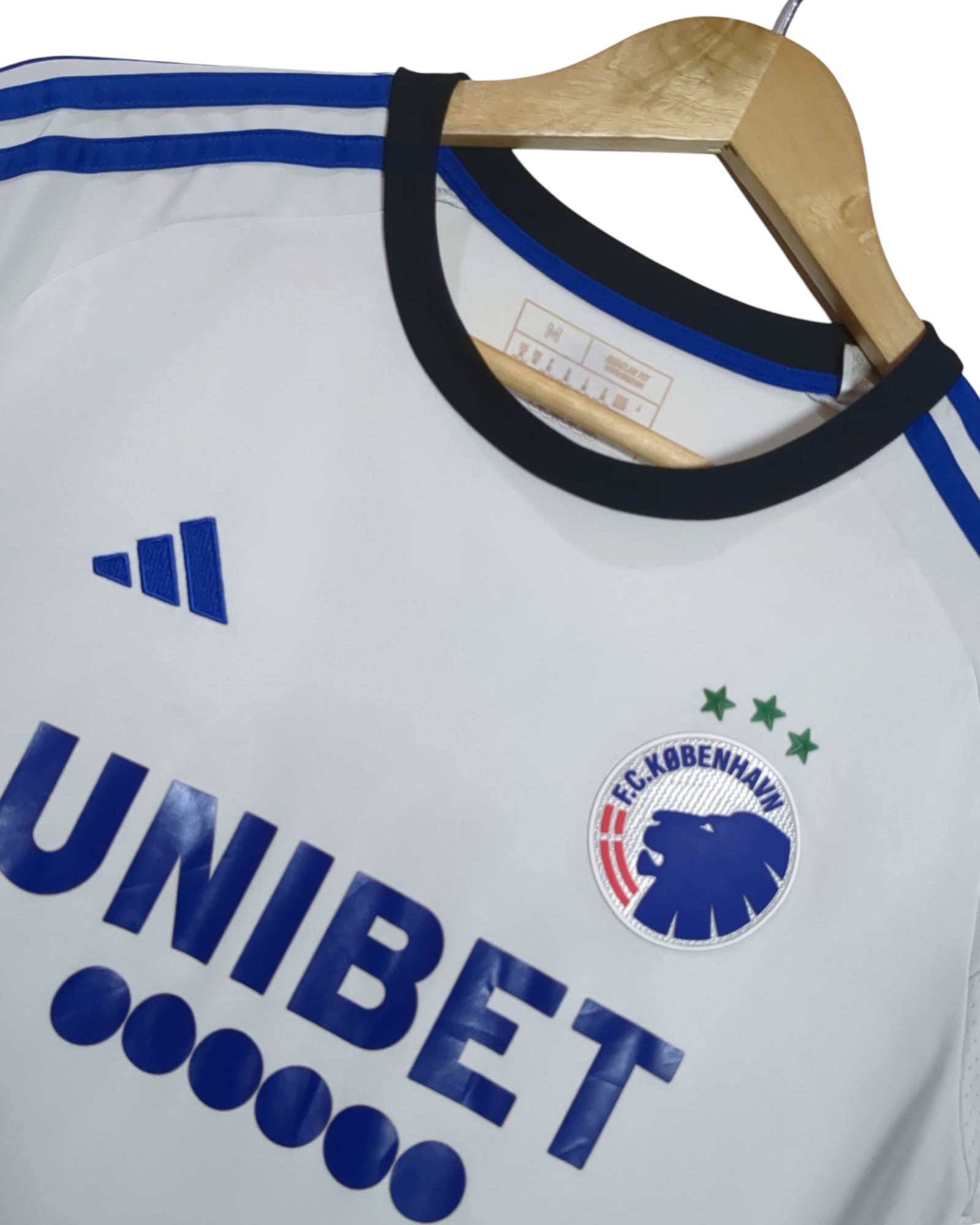 2023-24 FC Copenhagen Adidas Home Shirt #33 Falk - (M)