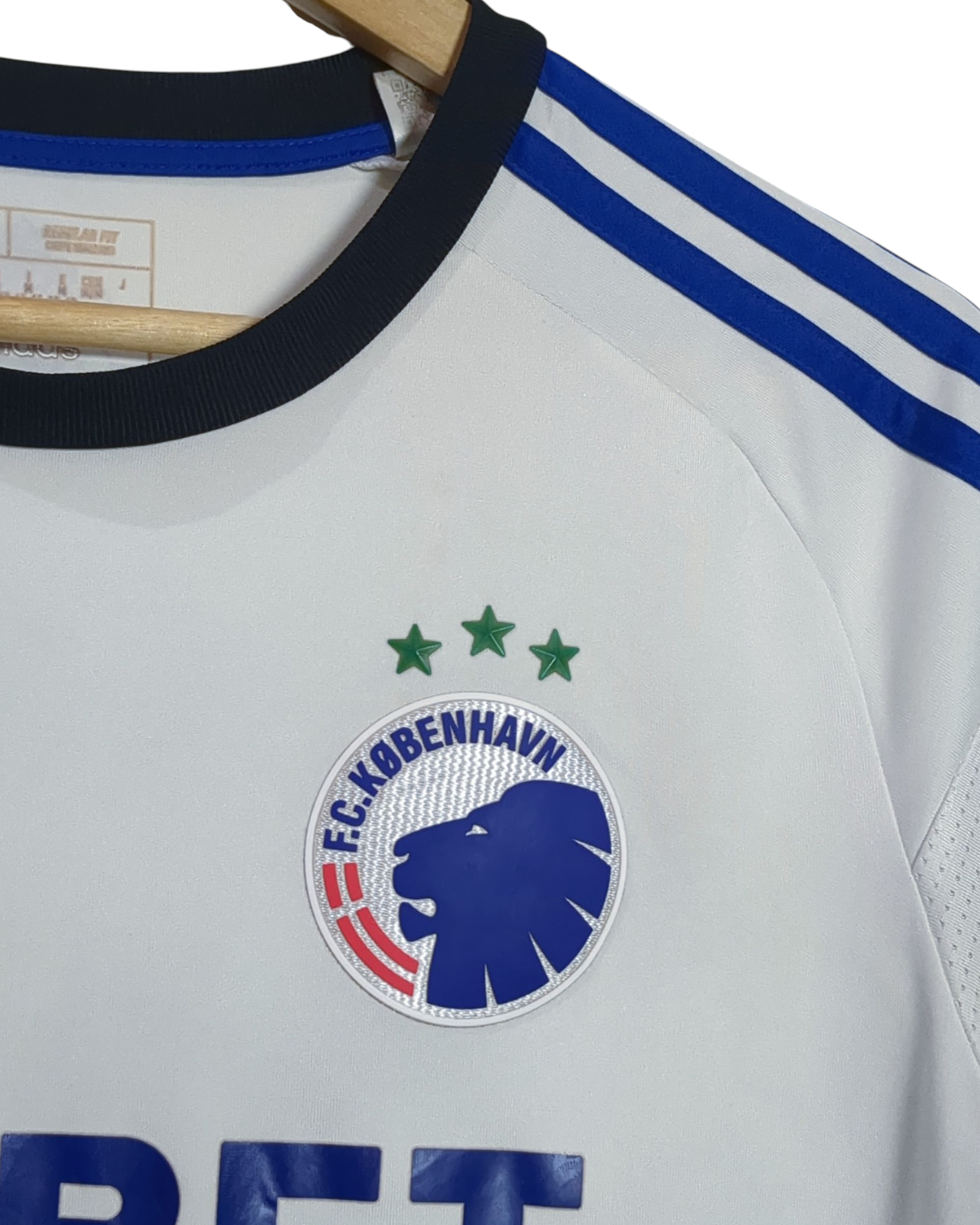 2023-24 FC Copenhagen Adidas Home Shirt #33 Falk - (M)