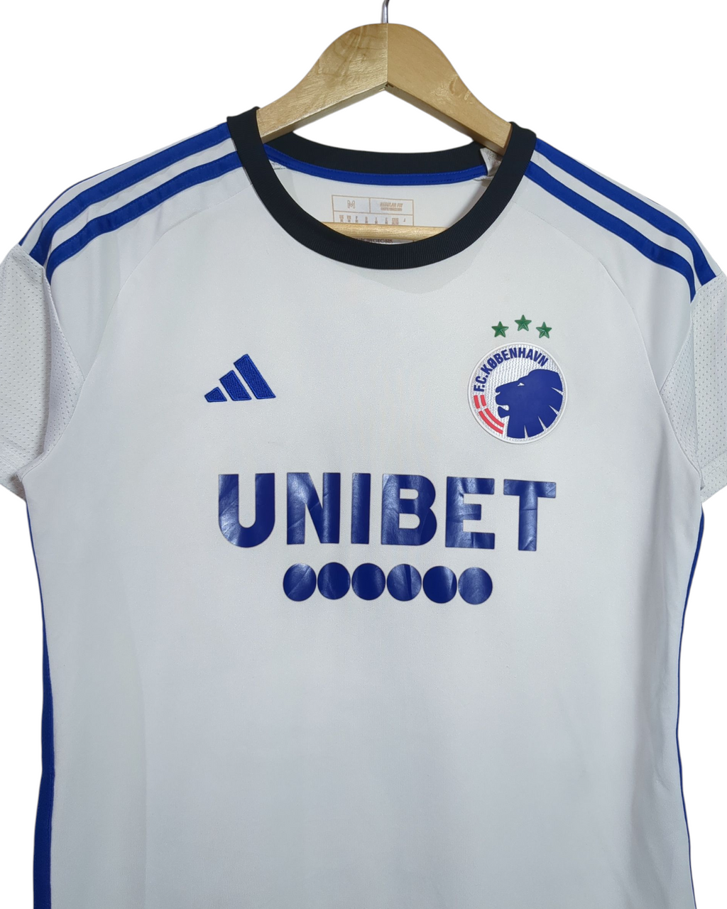 2023-24 FC Copenhagen Adidas Home Shirt #33 Falk - (M)