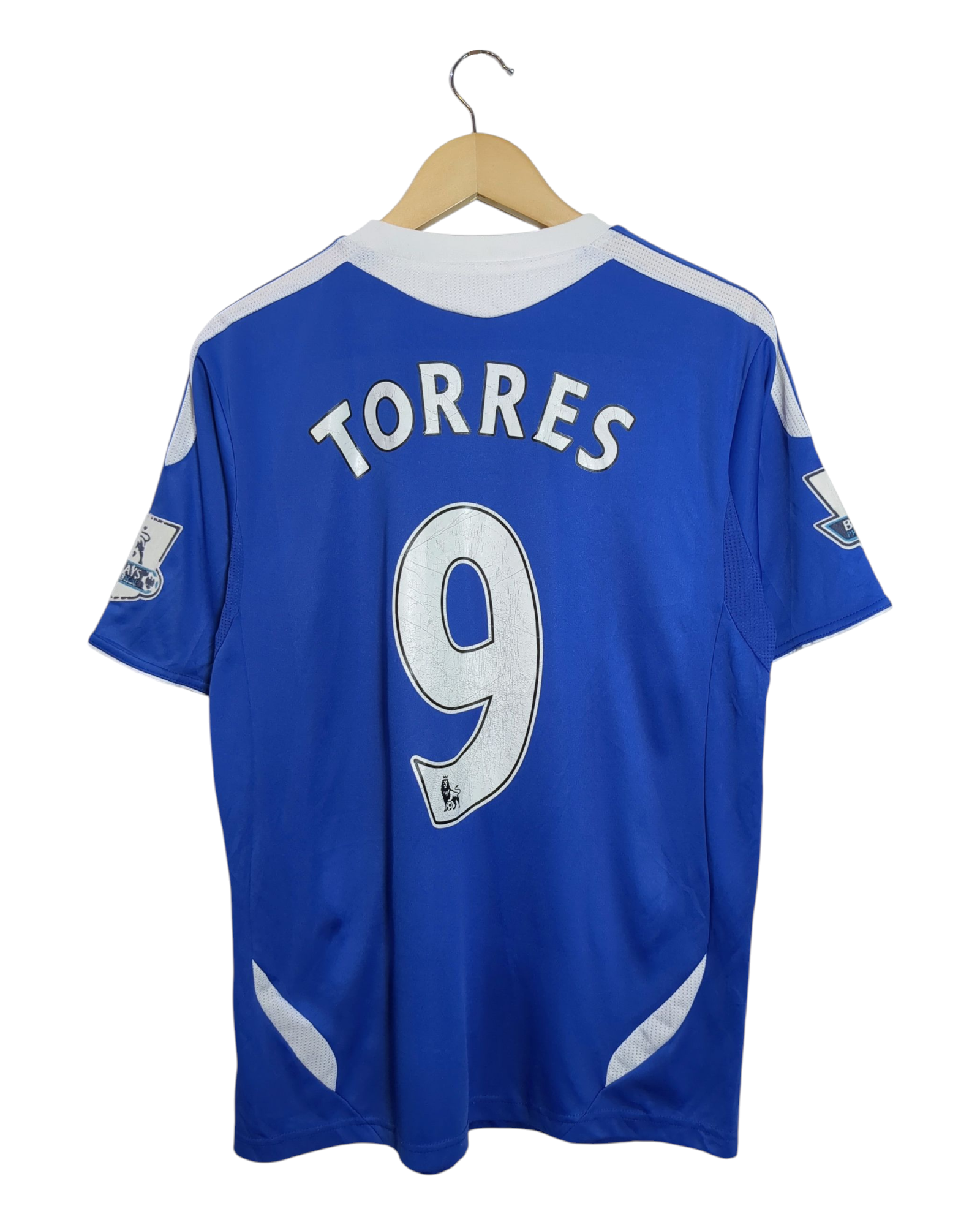 2011-12 Chelsea Adidas Home Shirt #9 Torres - (M)