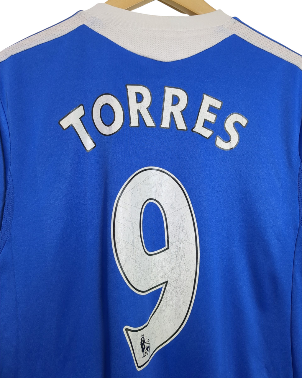 2011-12 Chelsea Adidas Home Shirt #9 Torres - (M)