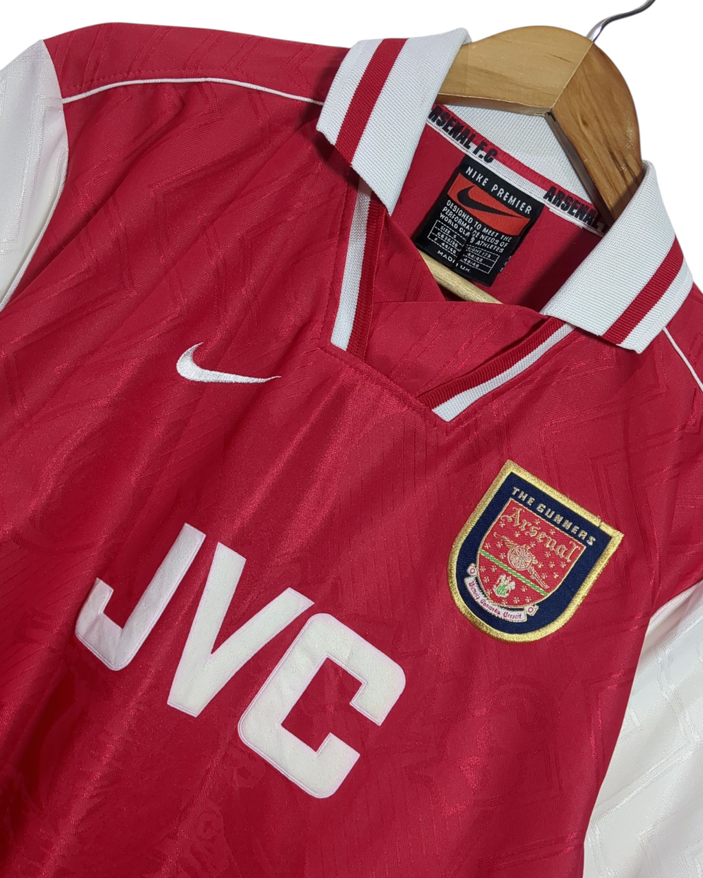 1996-98 Arsenal Nike Home Shirt - (M)