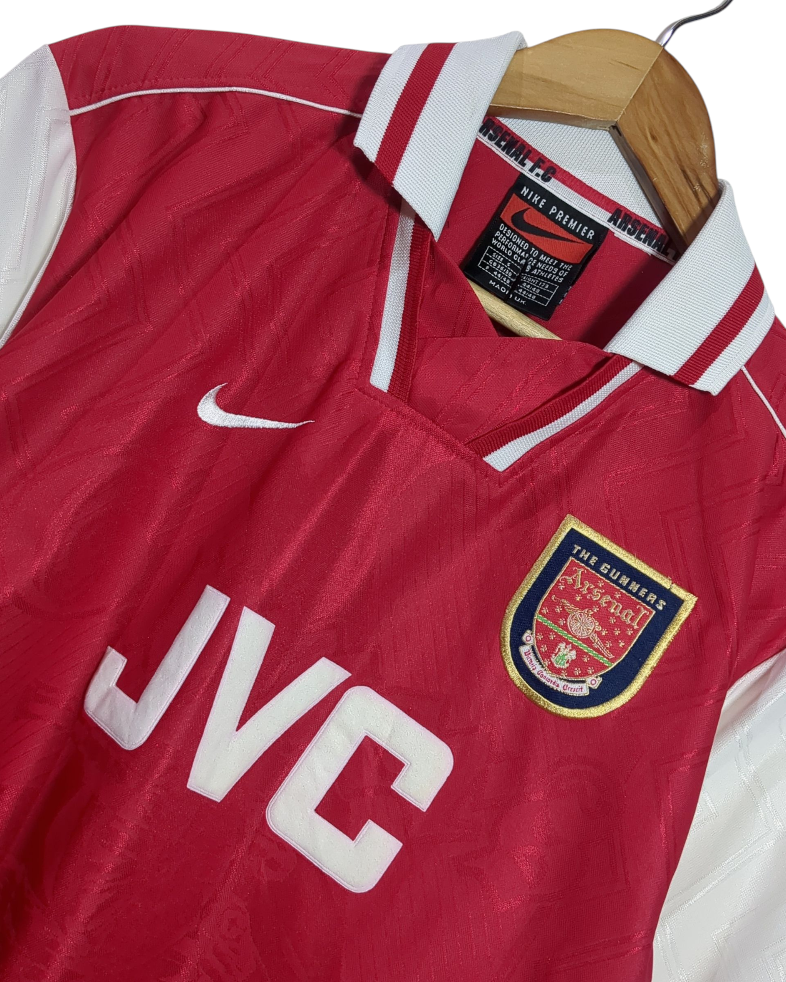 1996-98 Arsenal Nike Home Shirt - (M)