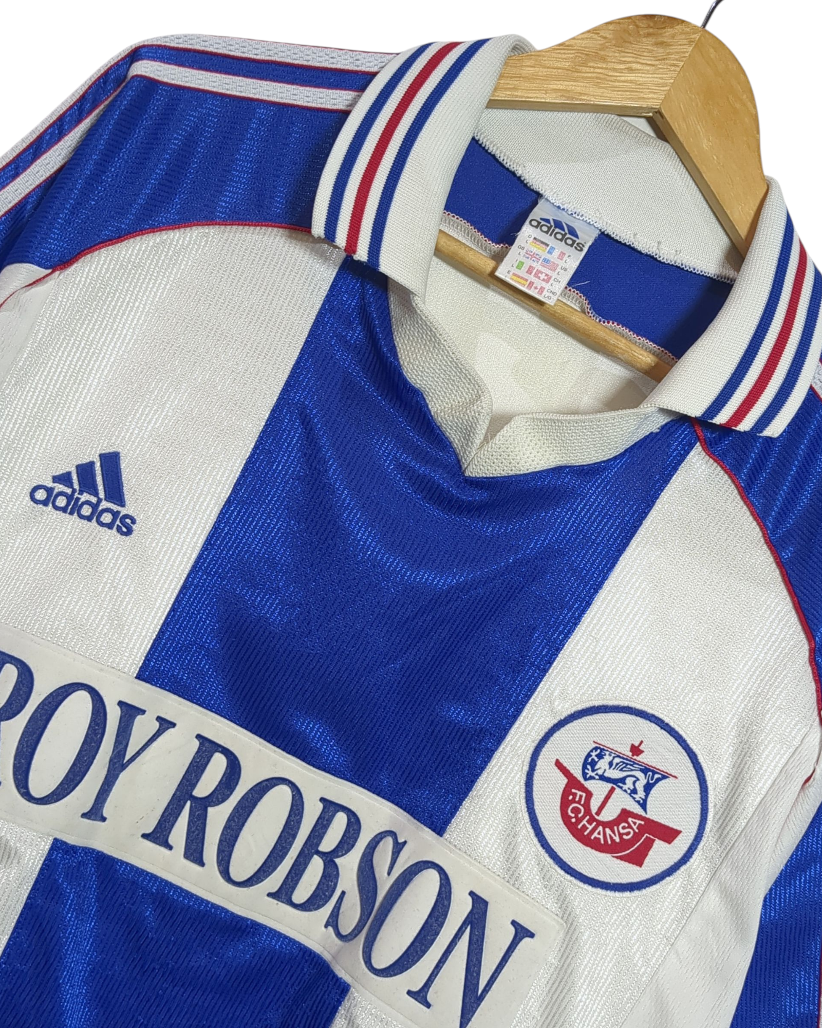 1998-99 Hansa Rostock Adidas Home Shirt - (XL)