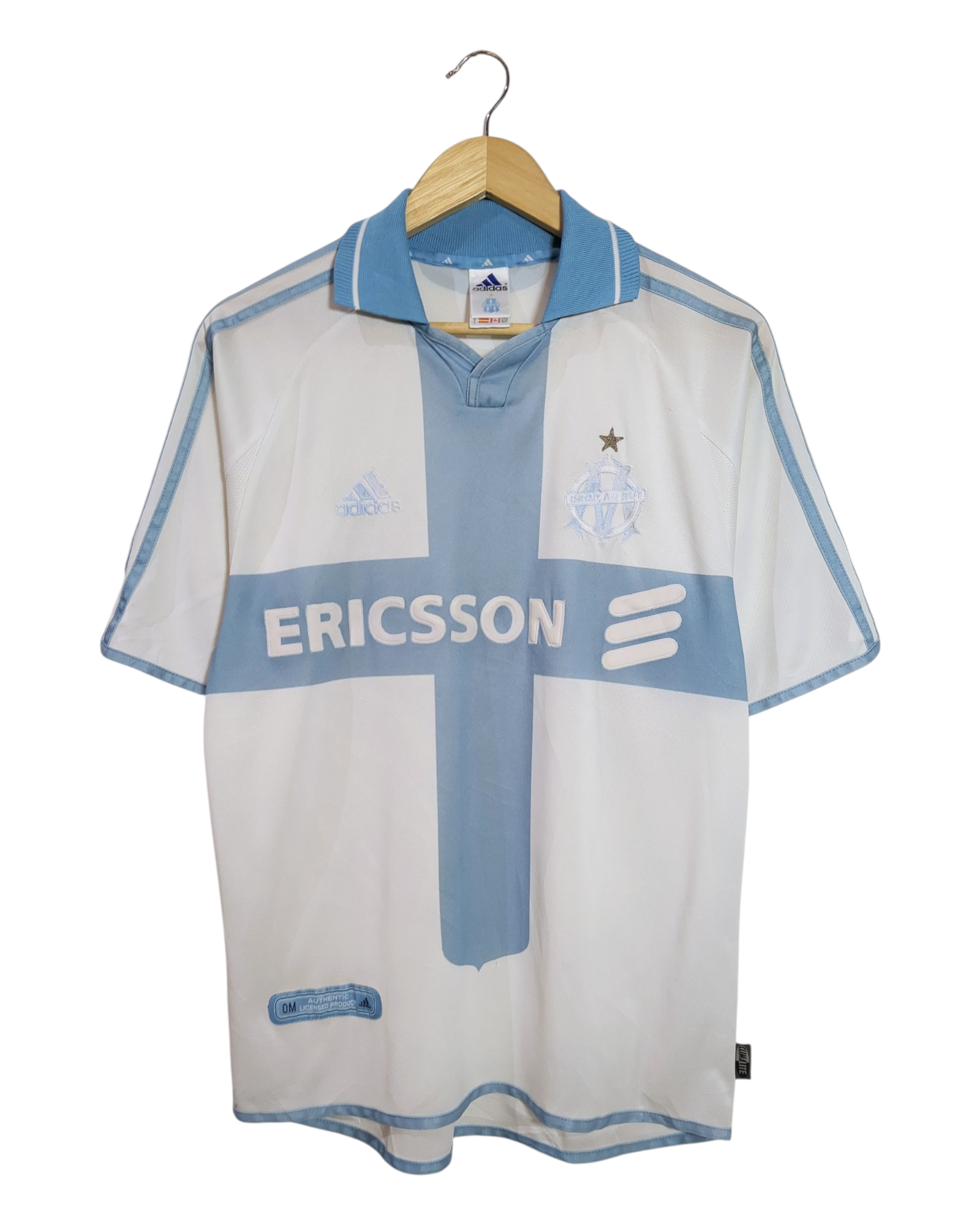 2000-01 Olympique Marseille Home Shirt - (M)