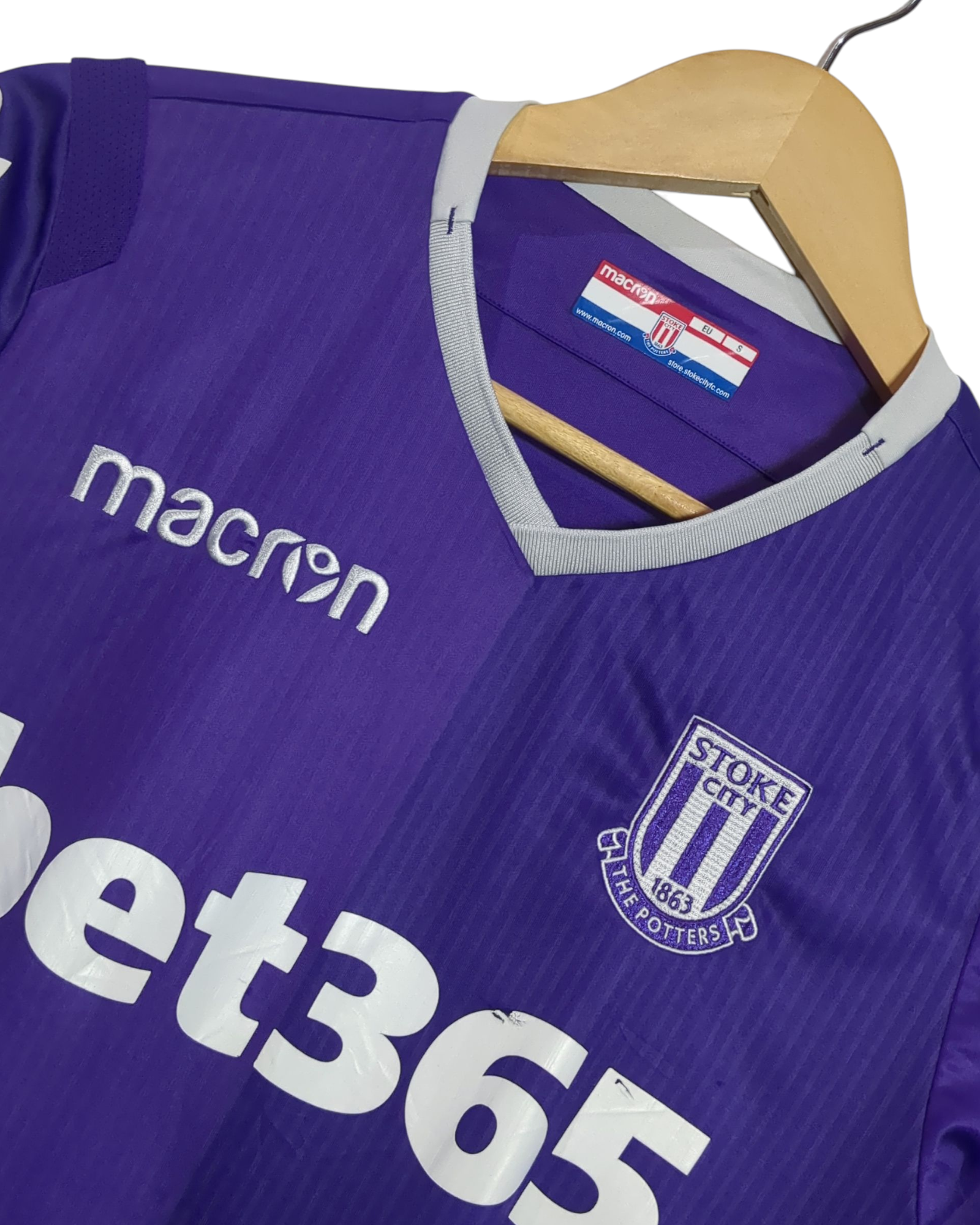 2018-19 Stoke City Macron Away Shirt - (M)