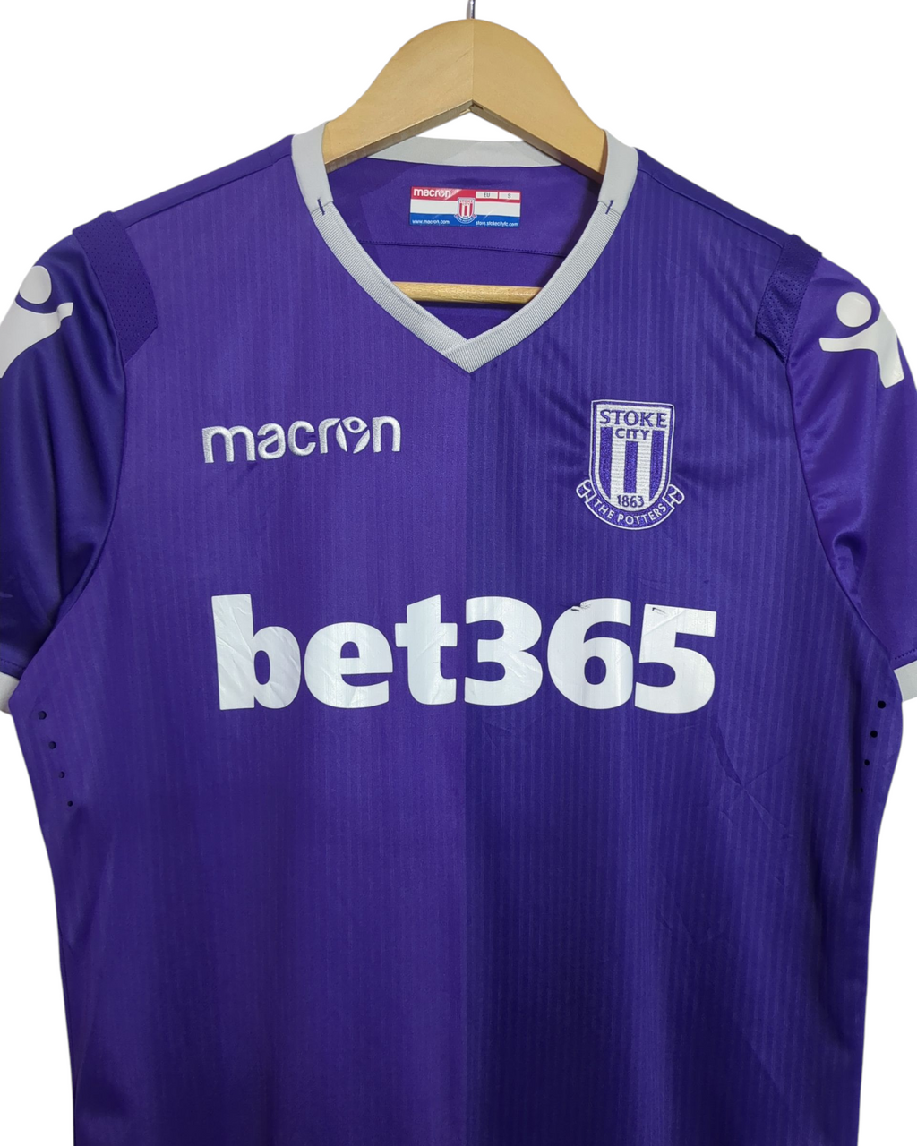 2018-19 Stoke City Macron Away Shirt - (M)