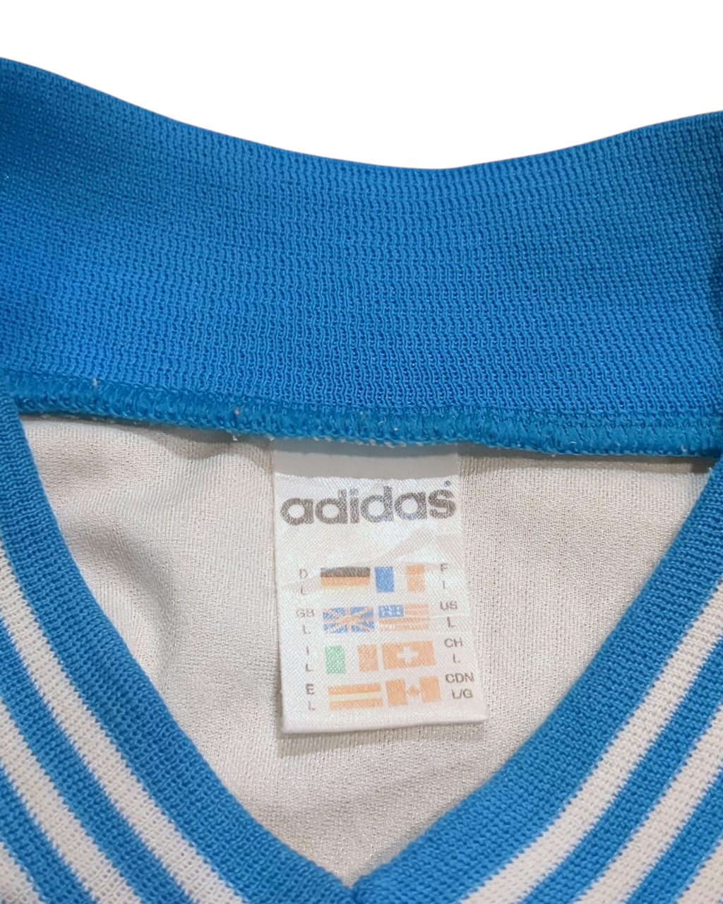 1996-98 Olympique Marseille Adidas Home Shirt - (L)