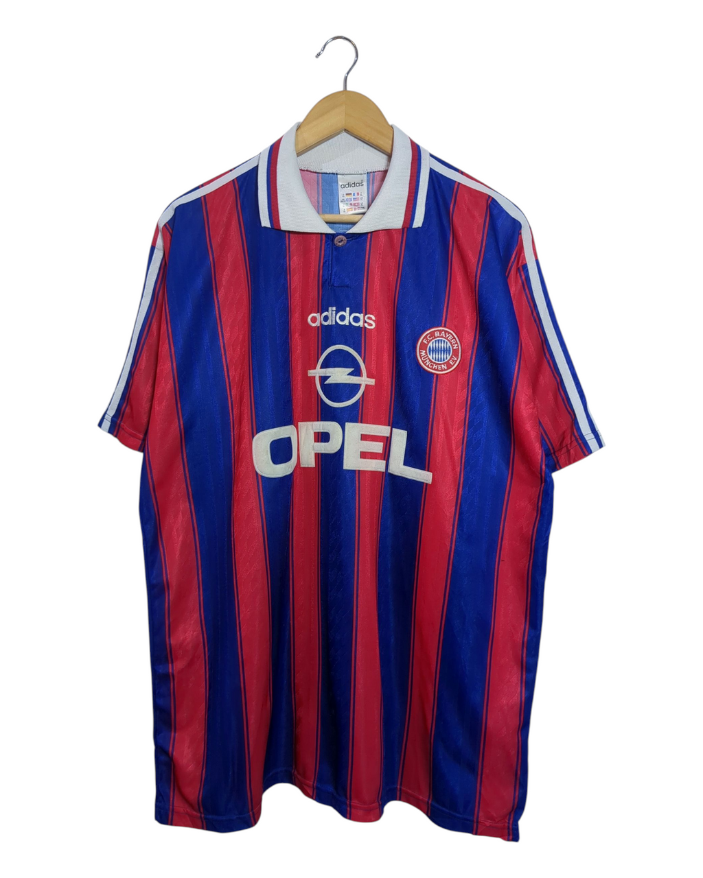 1995-97 Bayern Munich Adidas Home Shirt #18 Klinsmann - (XL)