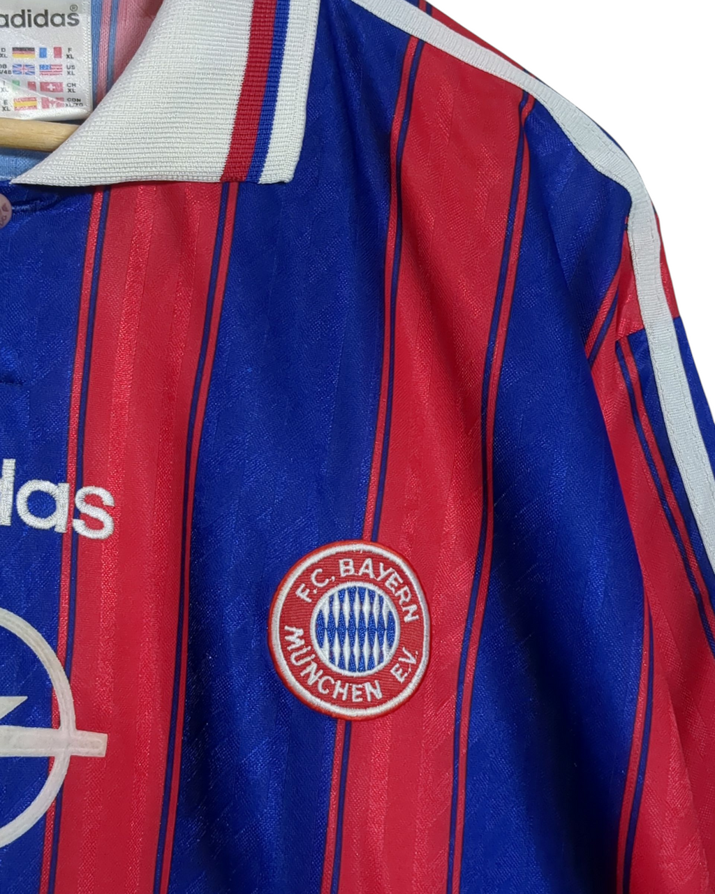 1995-97 Bayern Munich Adidas Home Shirt #18 Klinsmann - (XL)