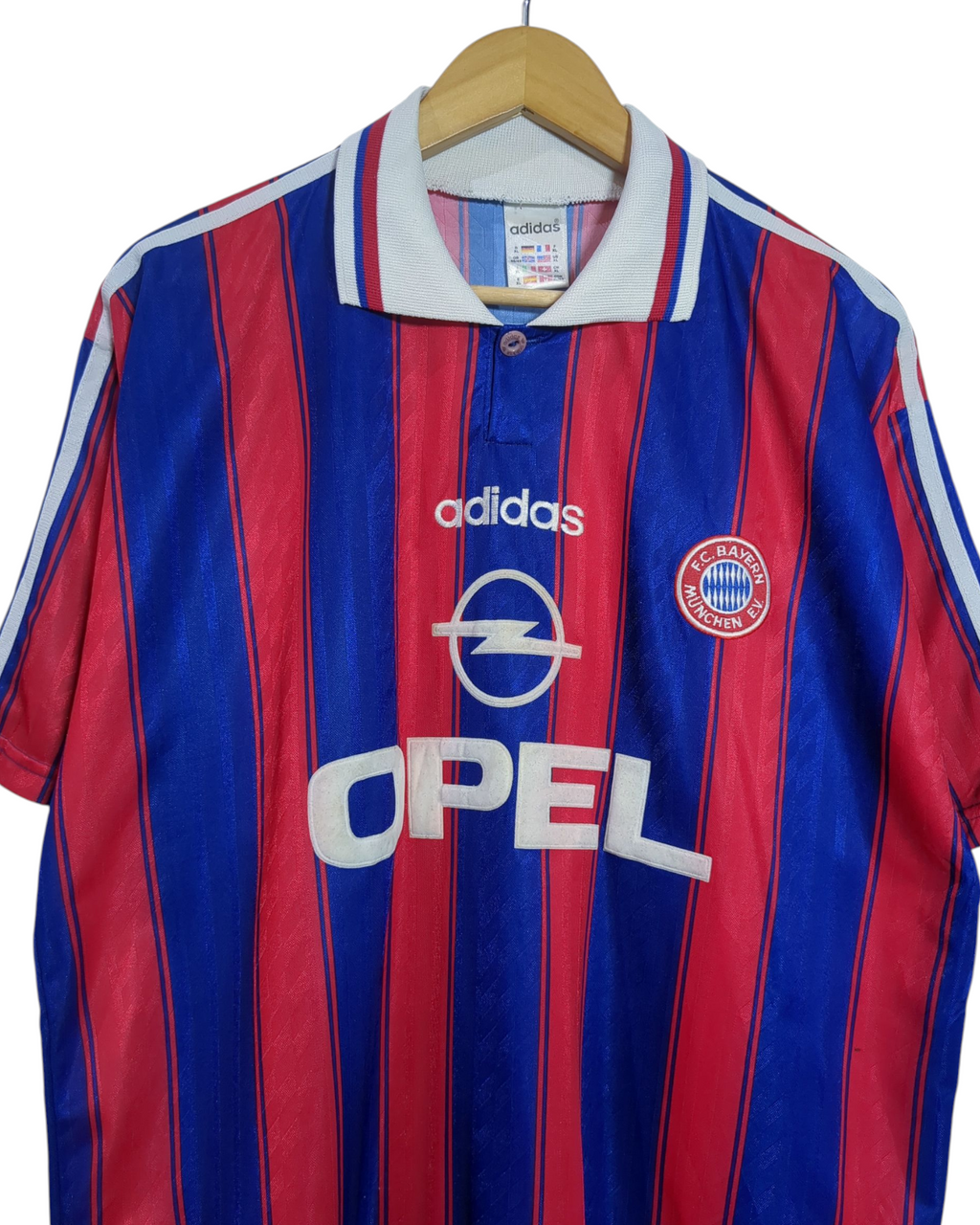1995-97 Bayern Munich Adidas Home Shirt #18 Klinsmann - (XL)