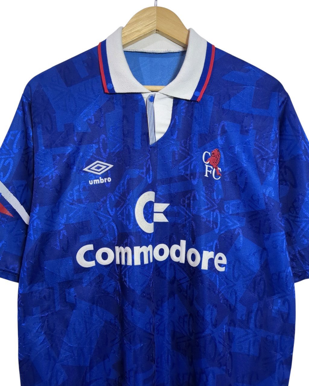 1991-93 Chelsea Umbro Home Shirt - (L)