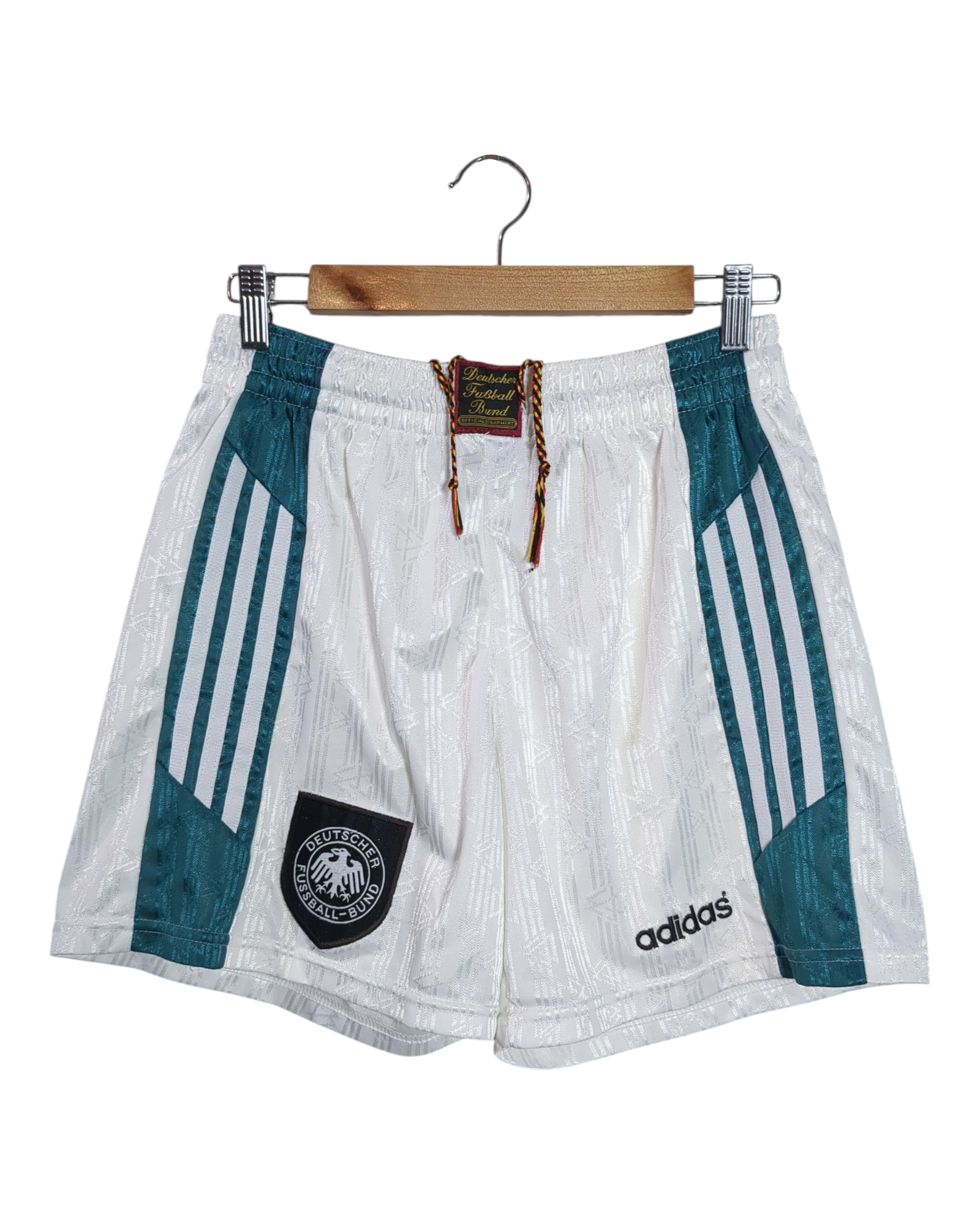1996-98 Germany Adidas Away Shorts - (W26 x L15)
