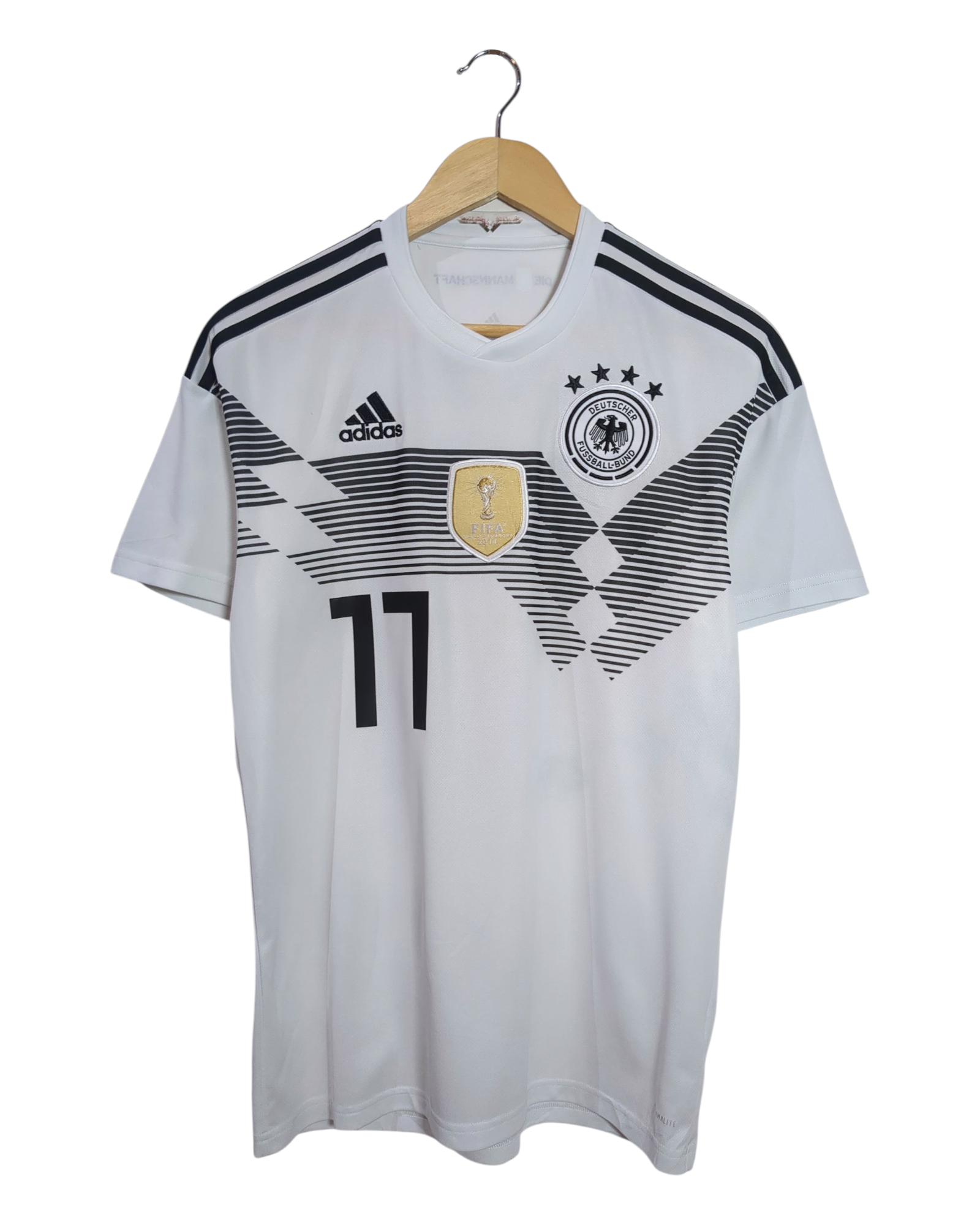 2018-19 Germany Adidas Home Shirt #17 Boateng - (S)