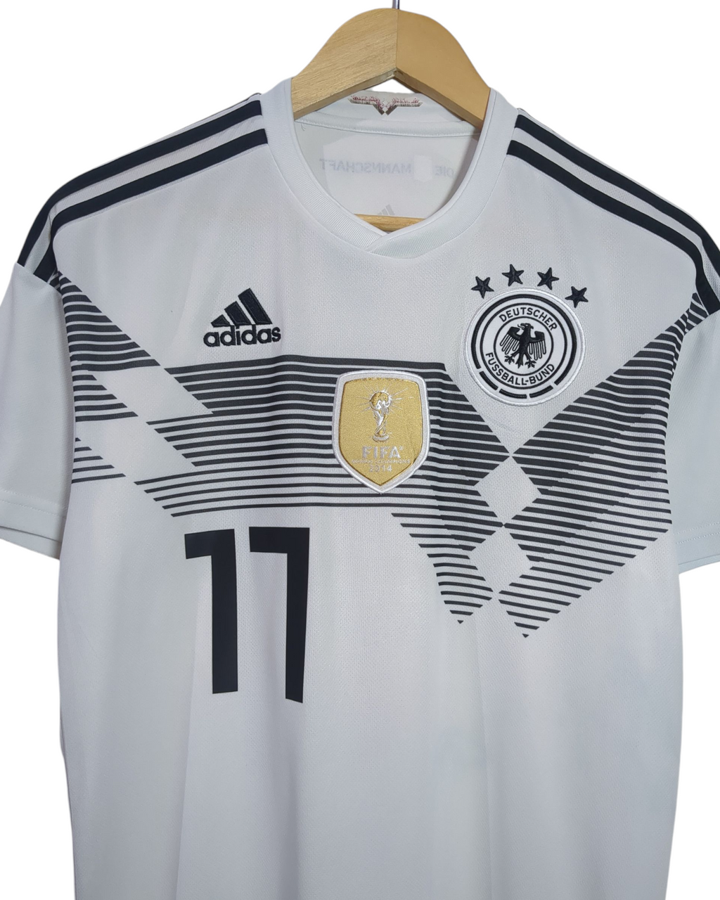 2018-19 Germany Adidas Home Shirt #17 Boateng - (S)