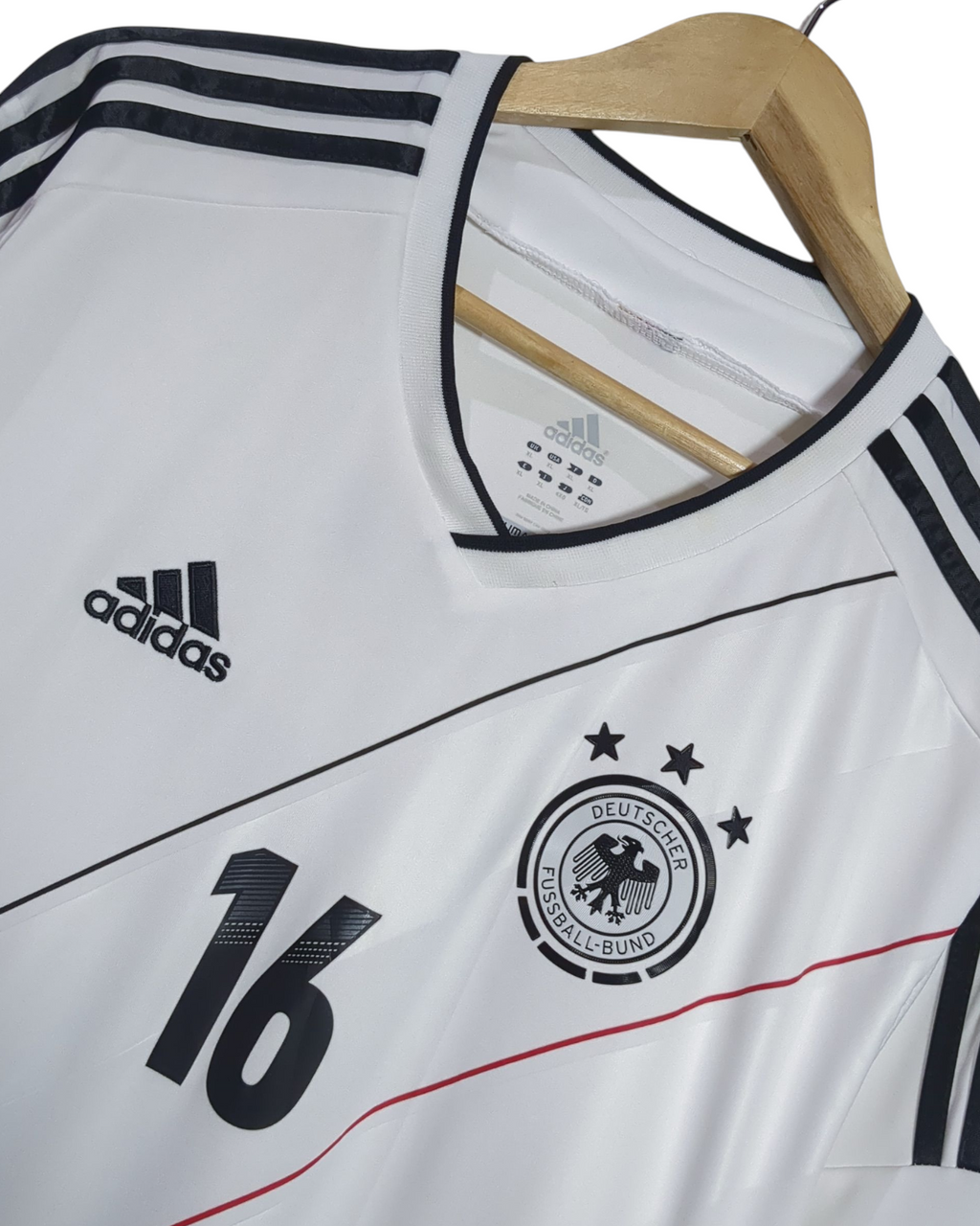 2012-13 Germany Adidas Home Shirt #16 Lahm - (XL)