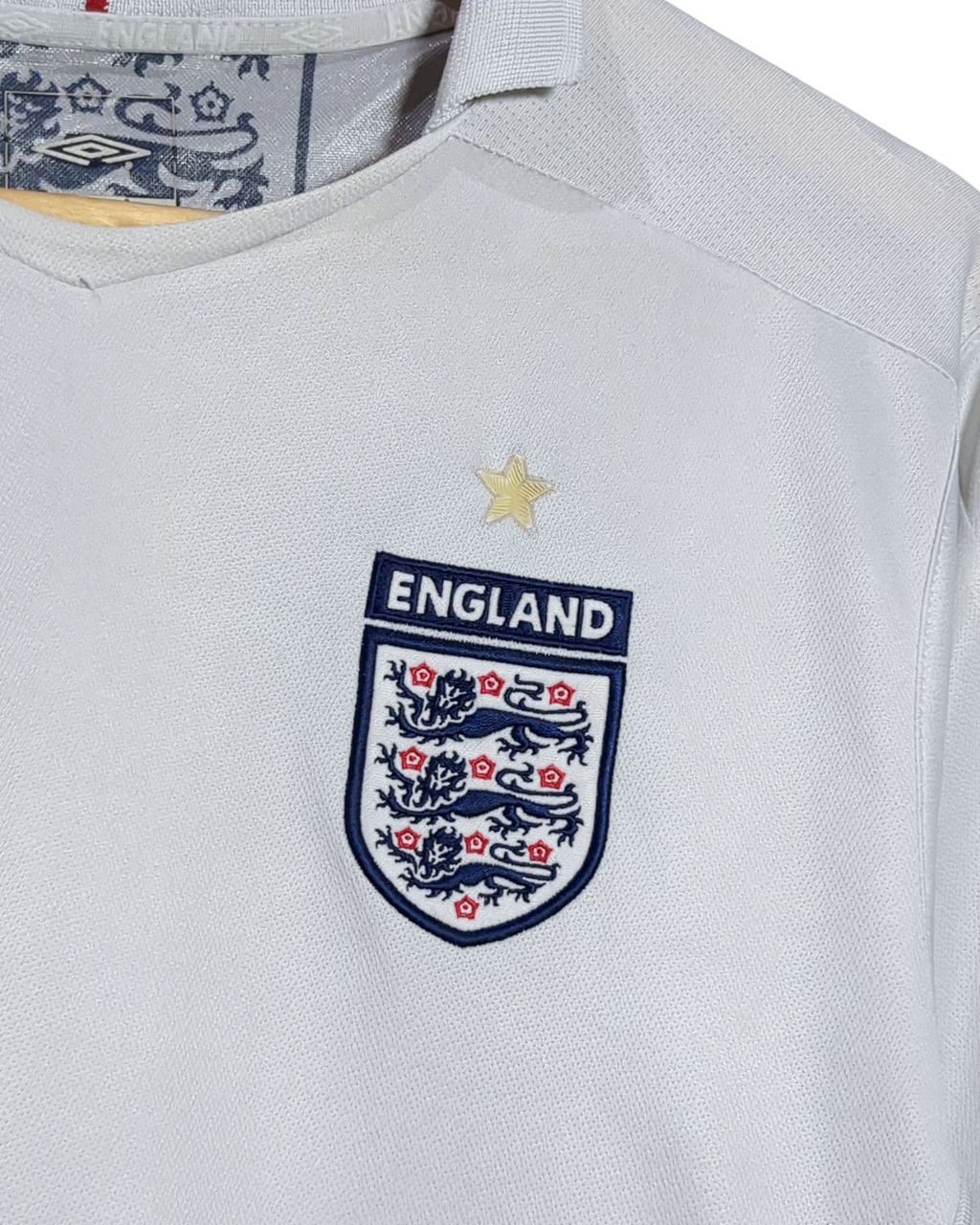 2005-07 England Umbro Home Shirt - (L)