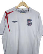 2005-07 England Umbro Home Shirt - (L)