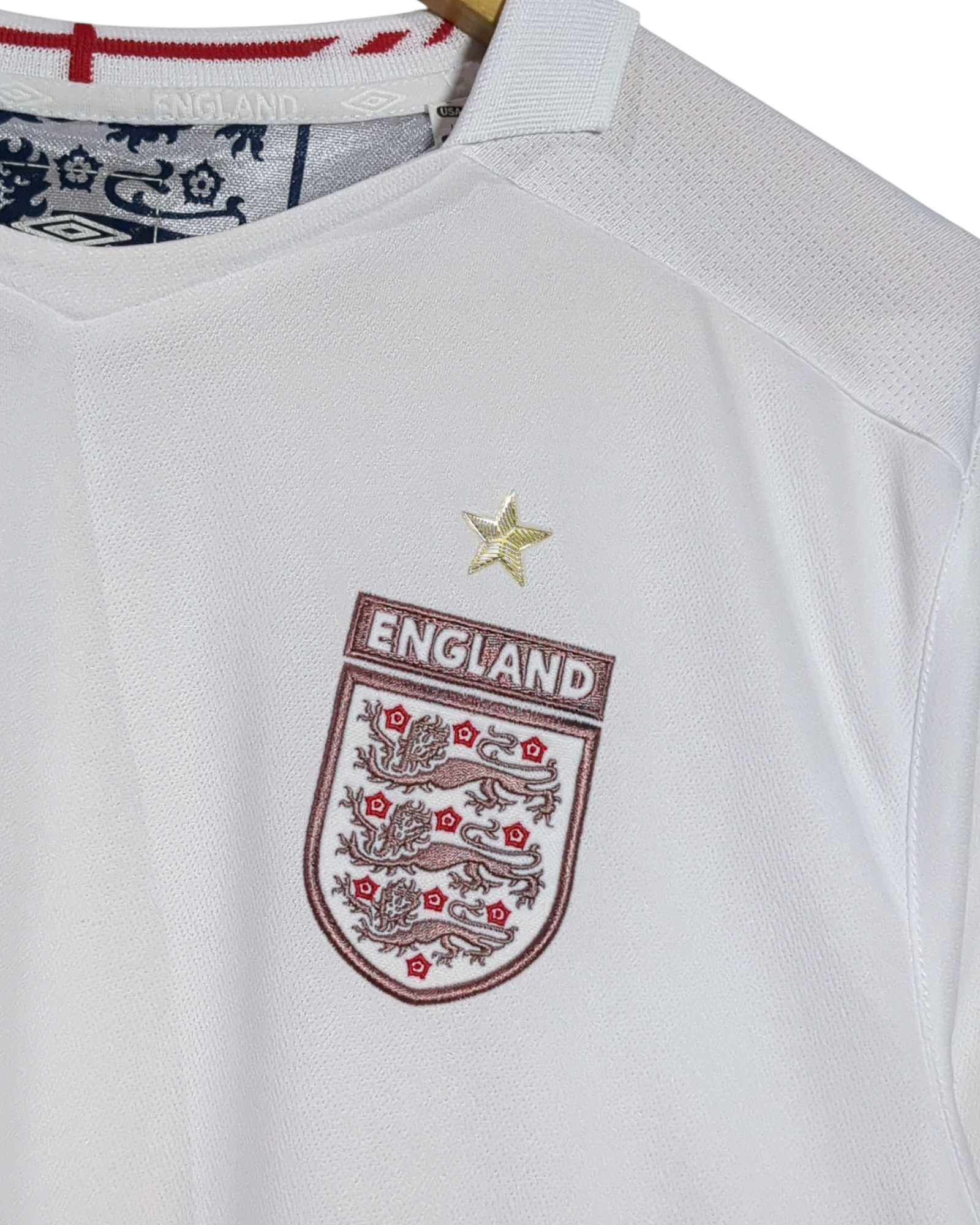 2005-07 England Umbro Home Shirt - (L)