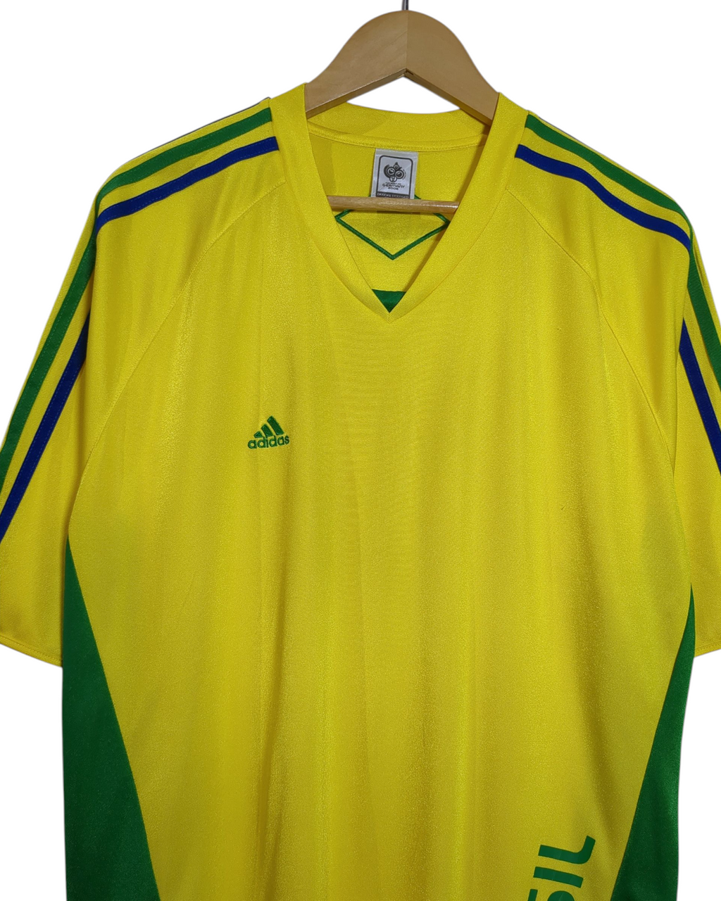 2006 Brazil Adidas World Cup Training Shirt - (XL)