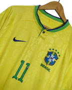2022-23 Brazil Nike Home Shirt #11 - (L)