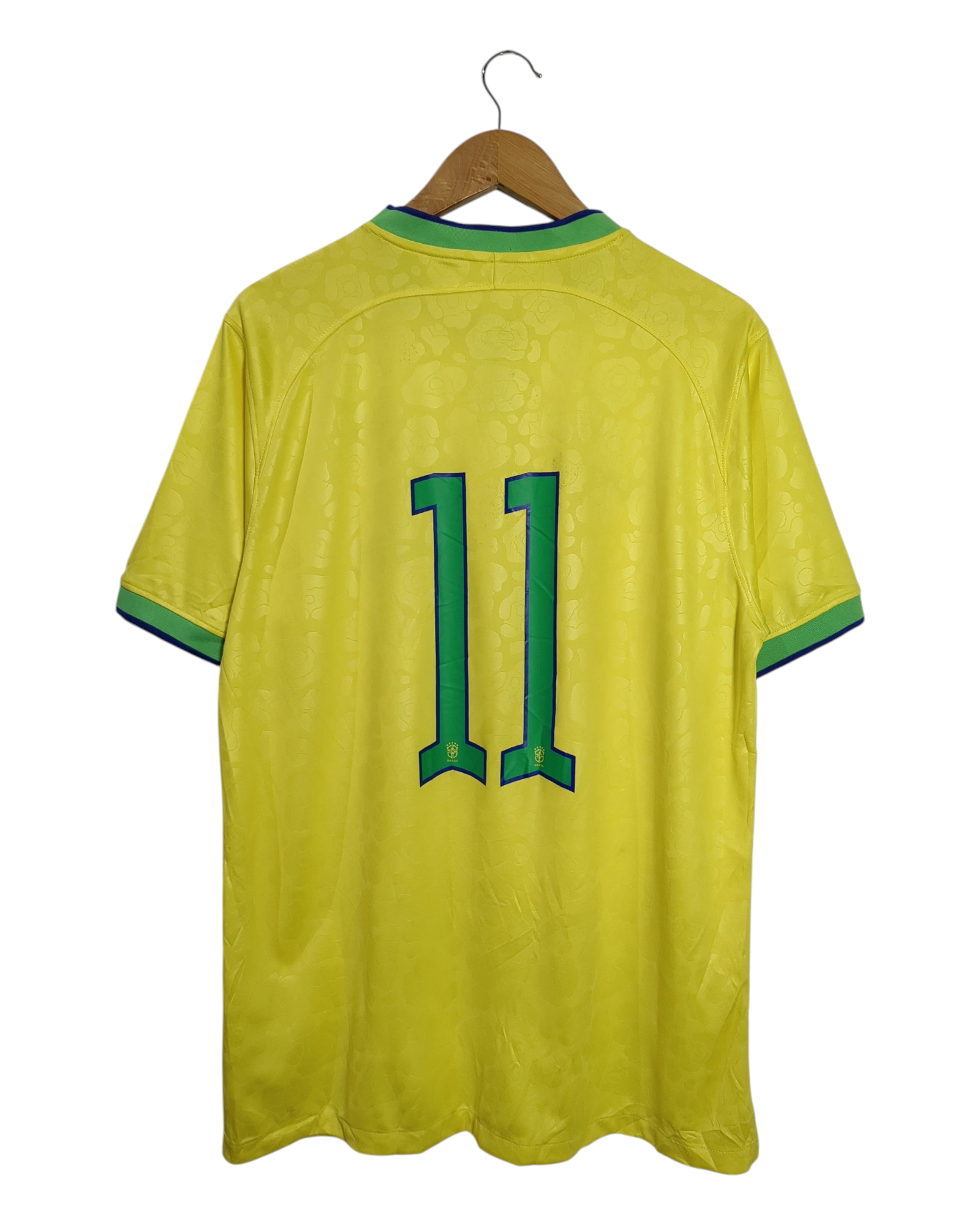 2022-23 Brazil Nike Home Shirt #11 - (L)