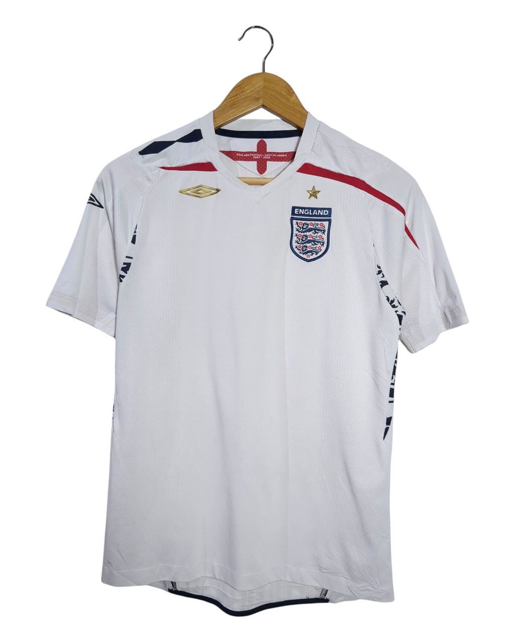 2007-09 England Umbro Home Shirt - (XL.Boys)