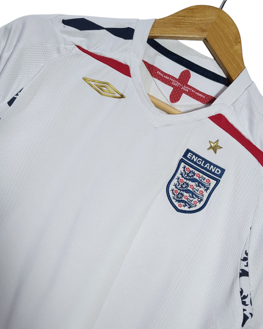 2007-09 England Umbro Home Shirt - (XL.Boys)