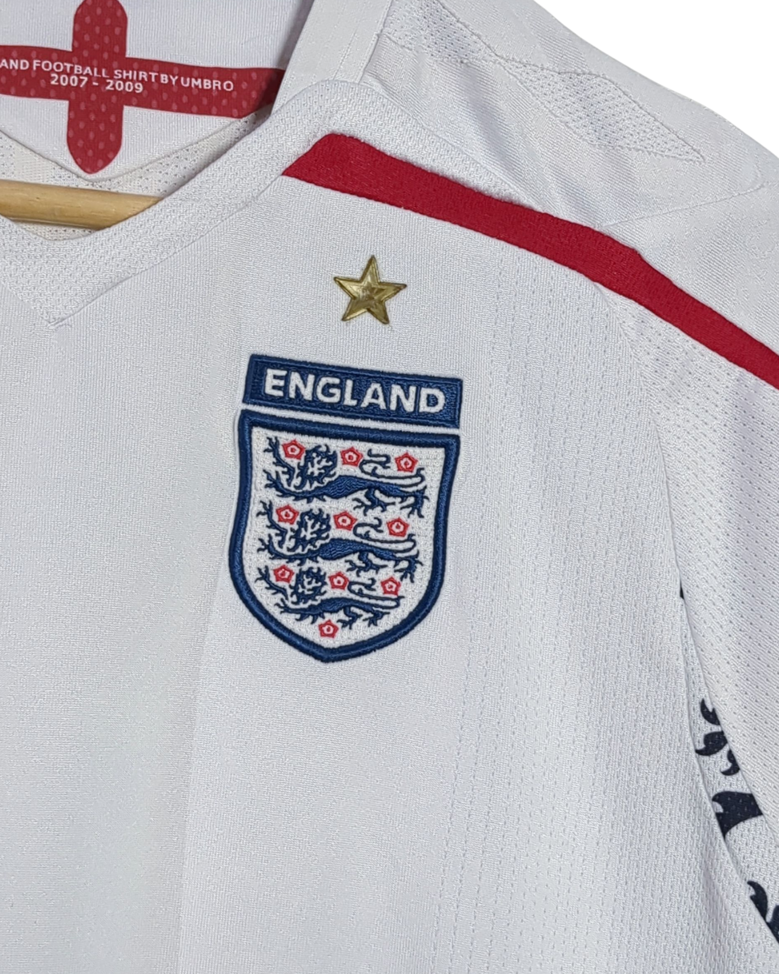 2007-09 England Umbro Home Shirt - (XL.Boys)