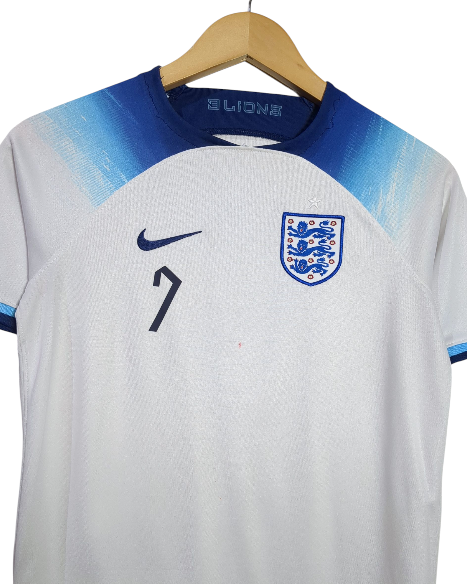 2022-23 England Nike Home Shirt #7 Grealish - (M.Boys)